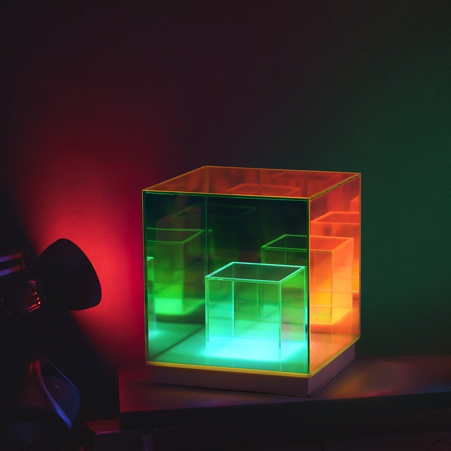 LumiLuxe - Adjustable LED Table Lamp with 3 Colors