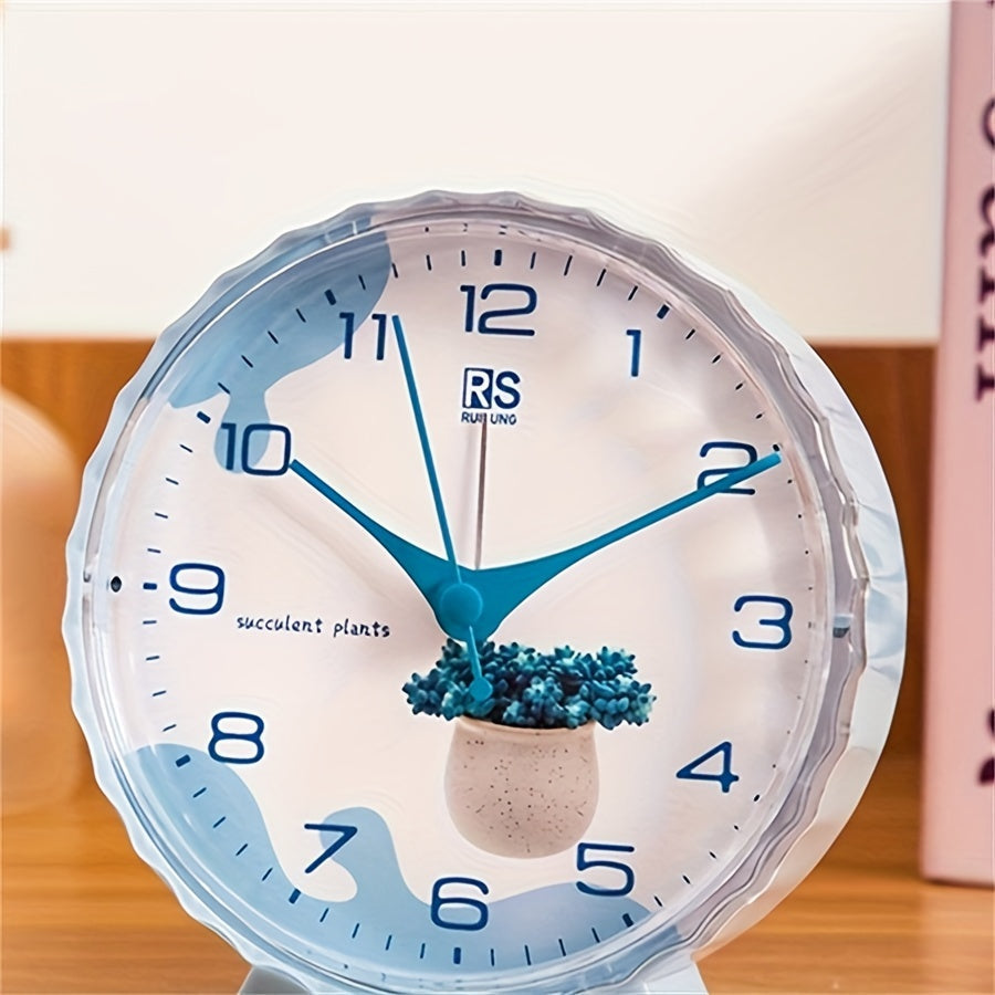 FloraTime Clock - Elegant Flower Grower with Alarm