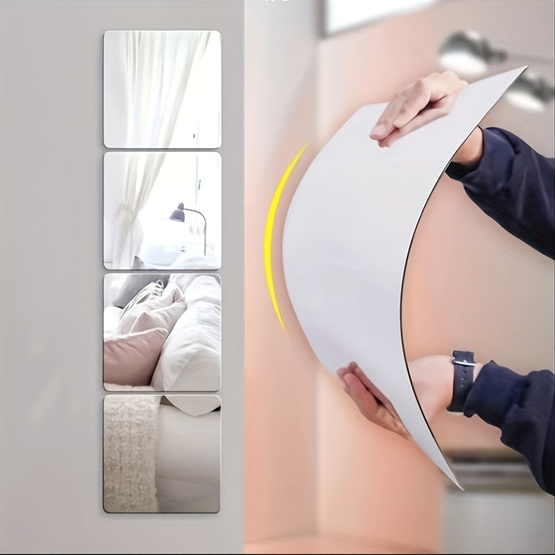 AcrylicSafe Mirrors Set – Stylish and Shatterproof Mirrors