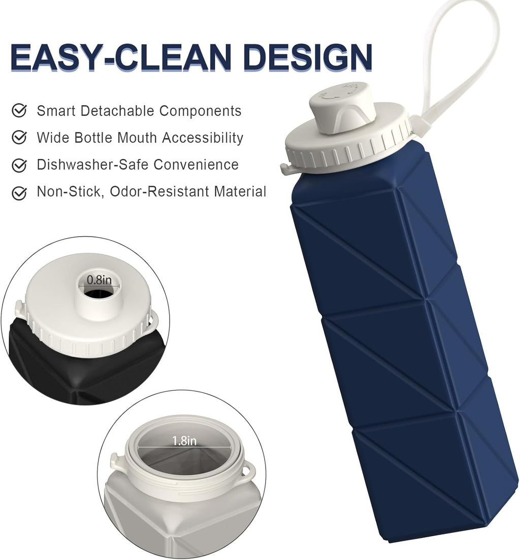 FlexiBottle – Compact Silicone Bottle 610ml