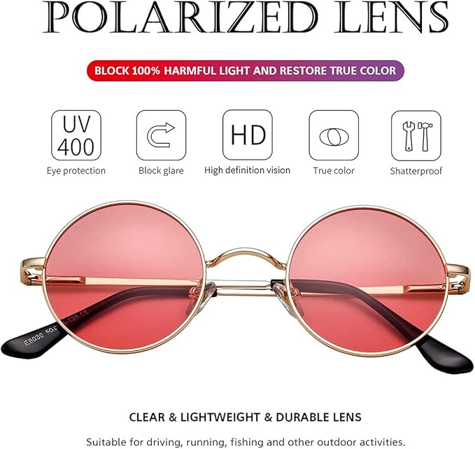 LennonShade – Retro Polarized Sunglasses for Stylish Protection