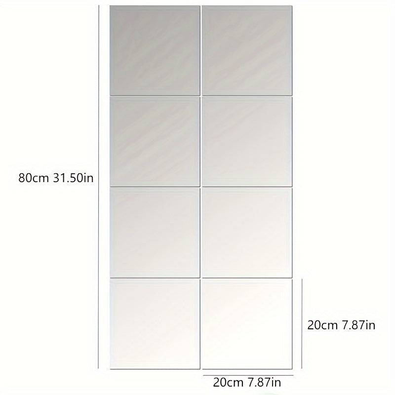 EleganceMirror – Luxury 3D Acrylic Mirror Tile Set