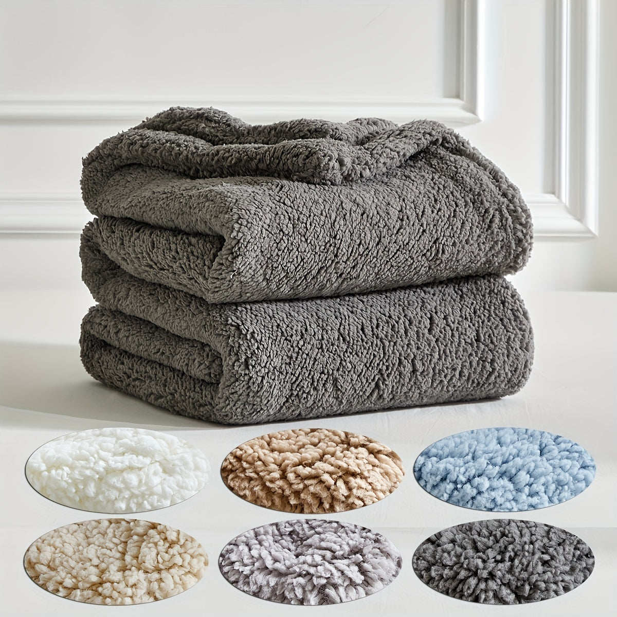 CozyWrap – Luxury Sherpa Fleece Blanket for Winter Days