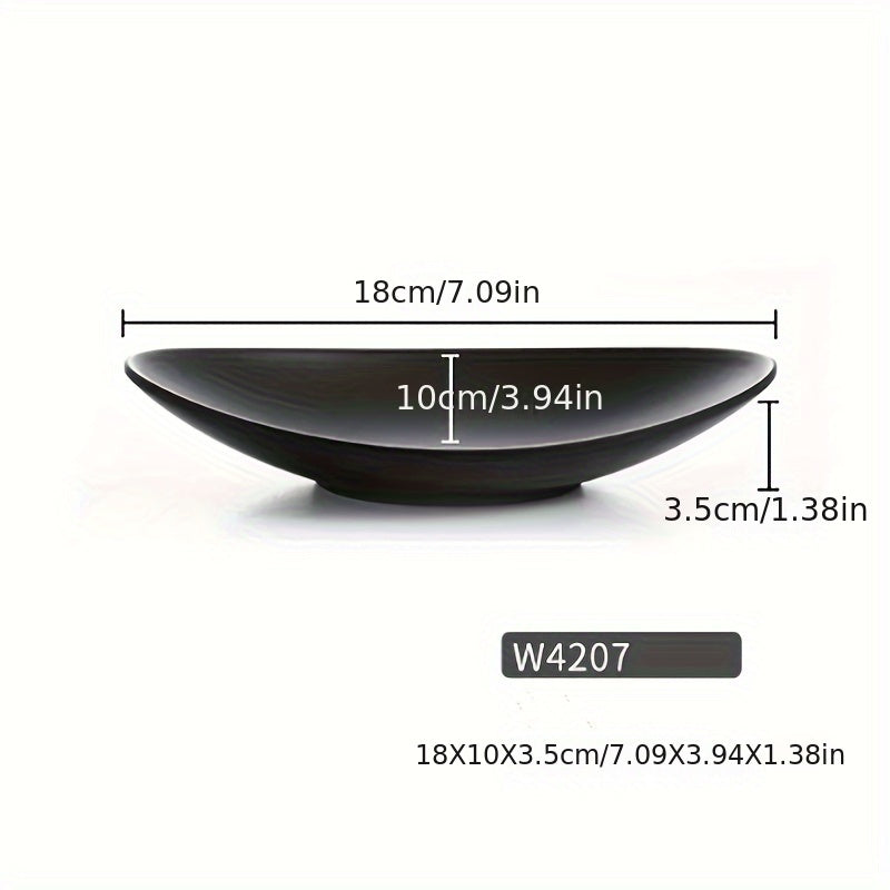 BlackTray - Elegant Oval Jewelry Storage Tray