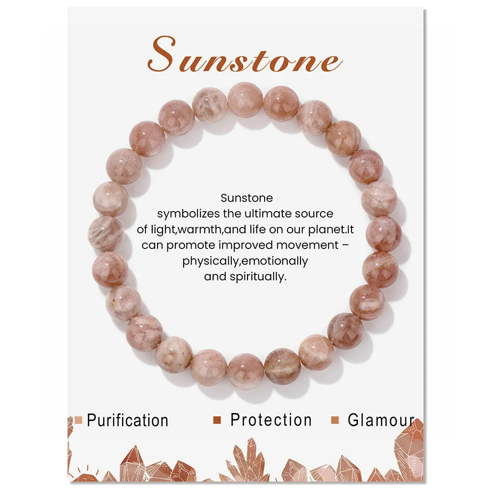 Aria: Natural Crystal Bracelet for Healing Energy
