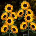 SolarBloom Light - Sunflower LED Garden Lamp 3 Heads