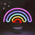 RainbowGlow – Modern Neon Rainbow with Designer Base
