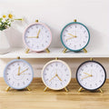 TimeSphere - Elegant Metal Clock with Lighting