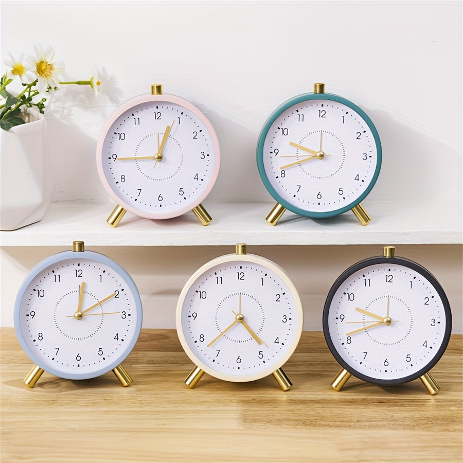 TimeSphere - Elegant Metal Clock with Lighting