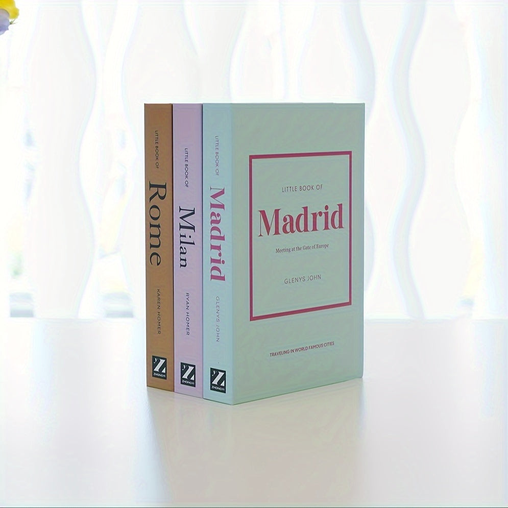 ChicBooks - Elegant Bookends Set in Cream
