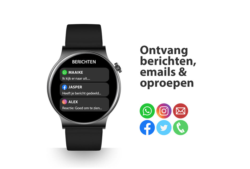SmartFit Watch - Stylish Smartwatch for Health and Use