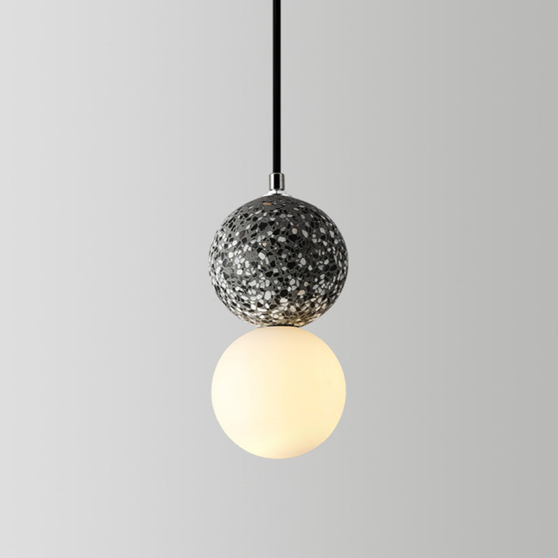 Aurora Glow - Luxury LED Pendant Light in Black/White
