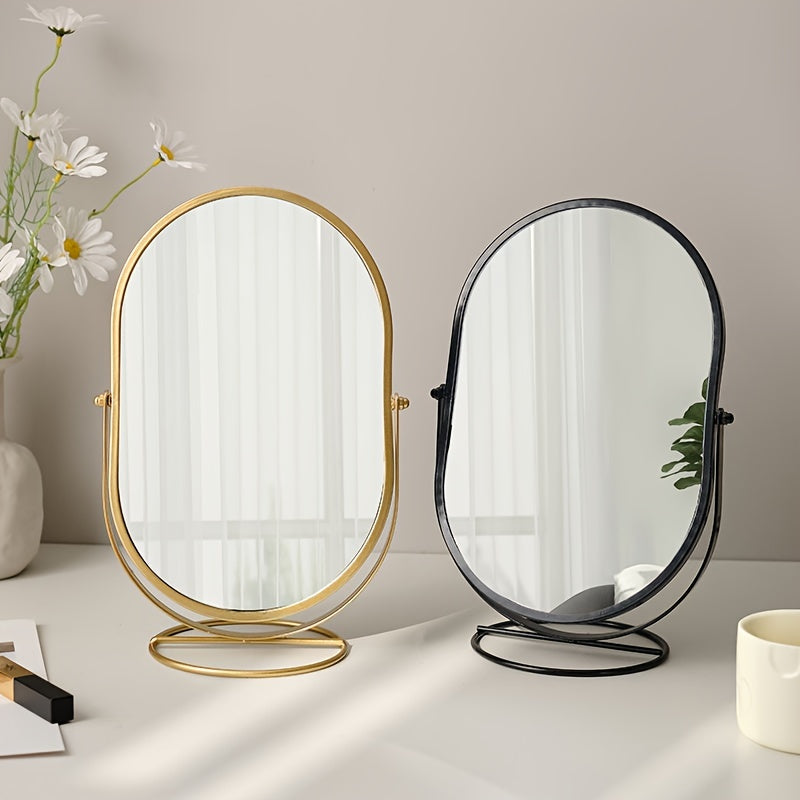 360° Look – Elegant Makeup Mirror for Every Angle