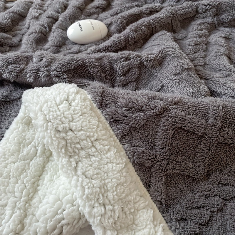 Stijlvolle Omkeerbare Fleece Deken voor Ultiem Comfort en Warmte