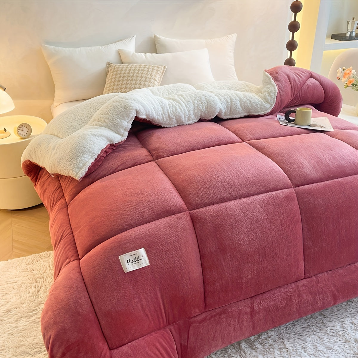 Stylish Cabin Sherpa Fleece Duvet – Ultimate Comfort & Warmth