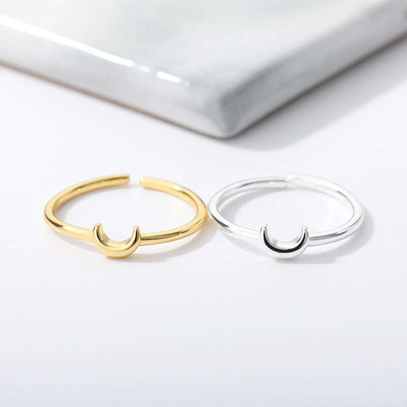 Nova – Sleek Half-Moon Ring for Jewelry
