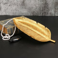 LeafTray – Elegant Resin Leaf-Shaped Tray for Interior Decoration