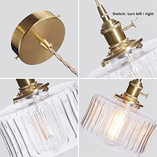 CrystalGlare - Vintage Crystal Hanging Lamp