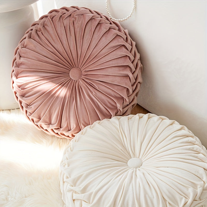 Velvet Pumpkin Cushion - Luxury Plush Cushion for Comfort