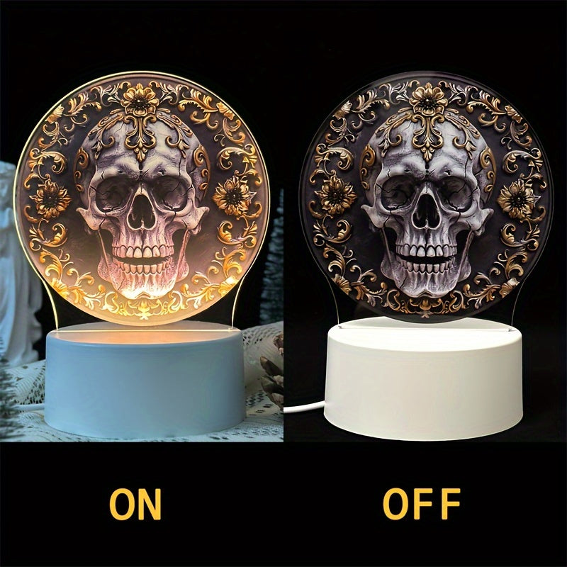 LumiSkull - Colorful USB Skull Table Lamp