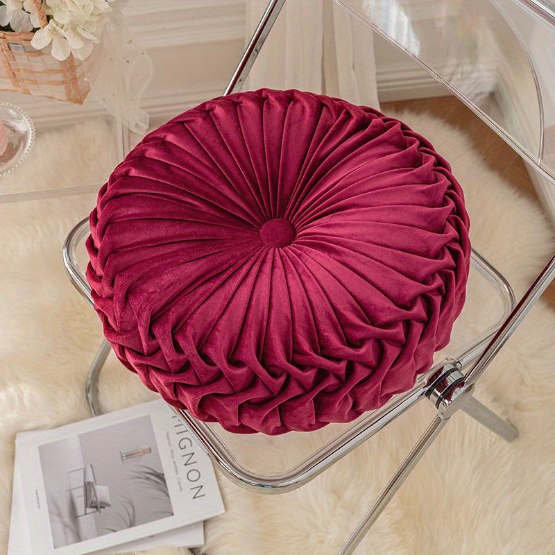 Velvet Pumpkin Cushion - Luxury Plush Cushion for Comfort