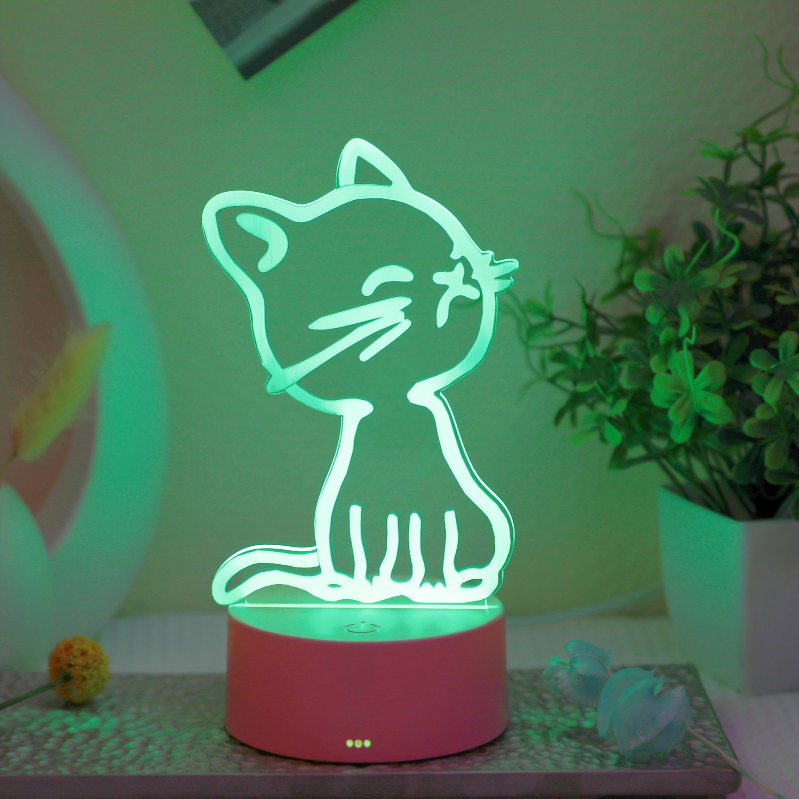 GlowPaw - 3D Touch Cat Night Light