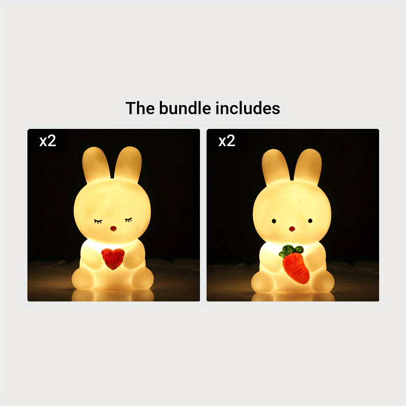 BunnyGlow – Cute LED Night Light for Ambiance