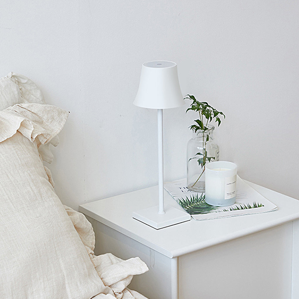 StylishGlow - Wireless Rechargeable Touch Table Lamp