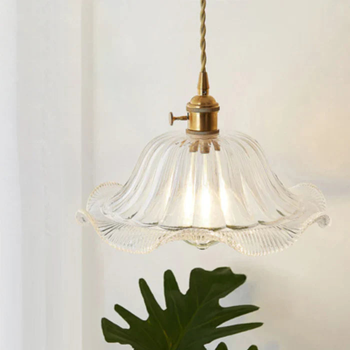 OpulentGlow Pendant – Elegant Glass Pendant Lamp