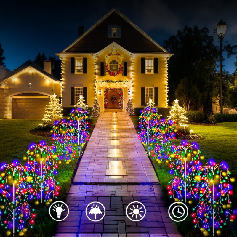IllumiNight Garden Lighting - Festive Multicolor Garden Lighting for Magical Nights