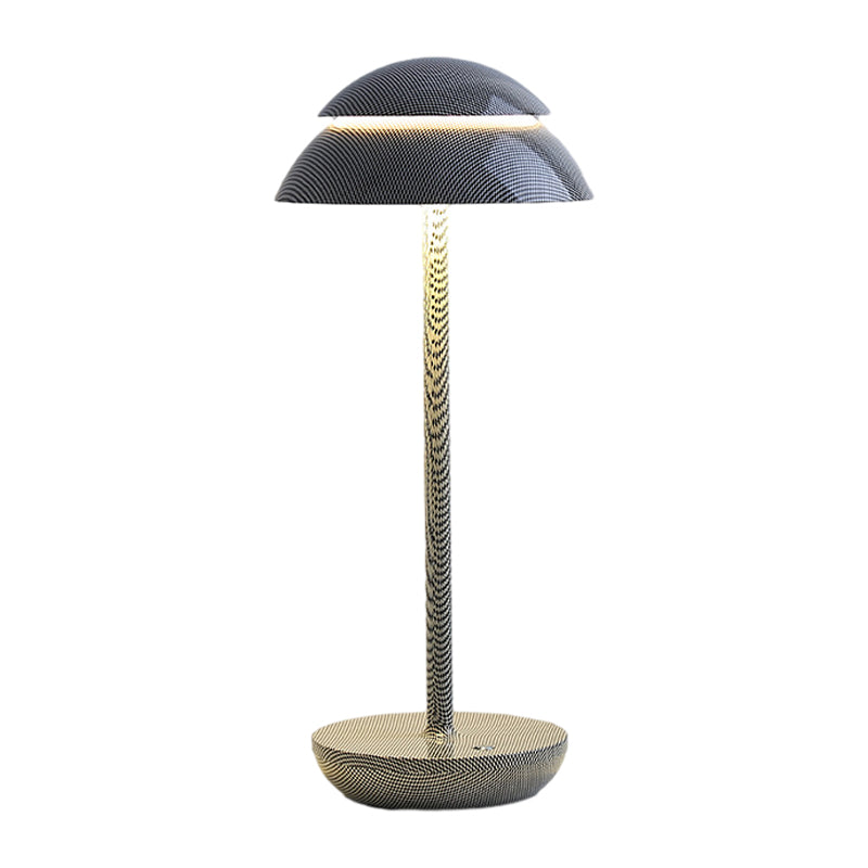 Aurelia Noire - Rechargeable Cordless Table Lamp with Integrated LED Lighting and Battery