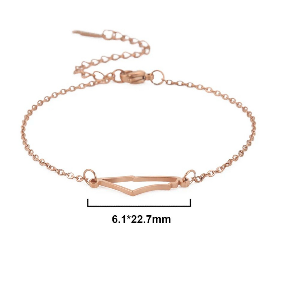 Aurora Hoop Bracelet - Elegant Gold Jewelry