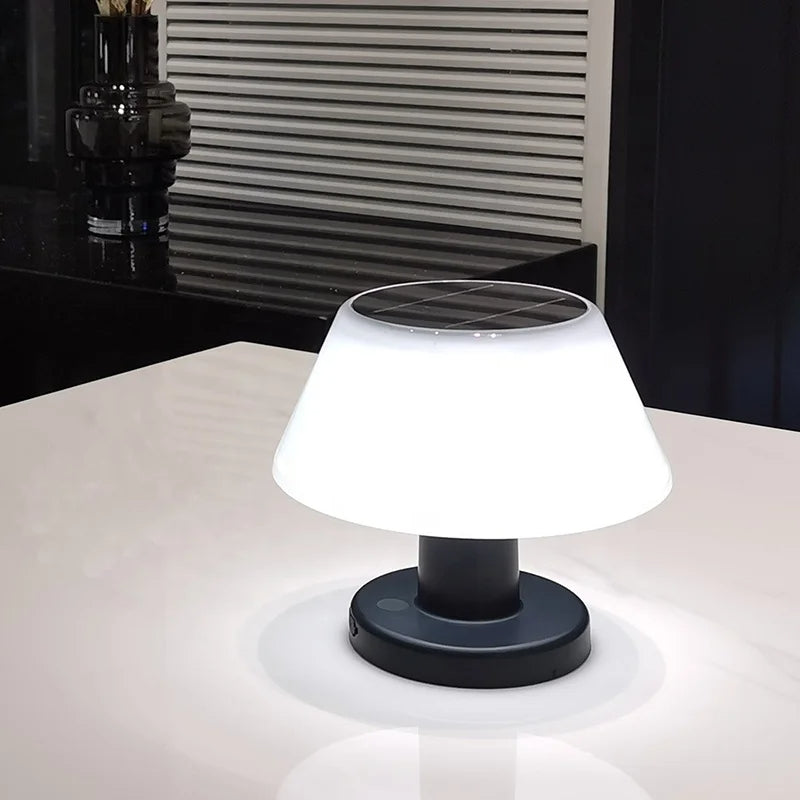 SolarGlow | Solar-Powered Table Lamp
