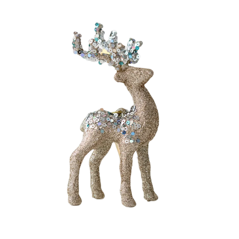 Sparkling Deer Ornament – Luxury Christmas Decoration for a Festive Atmosphere