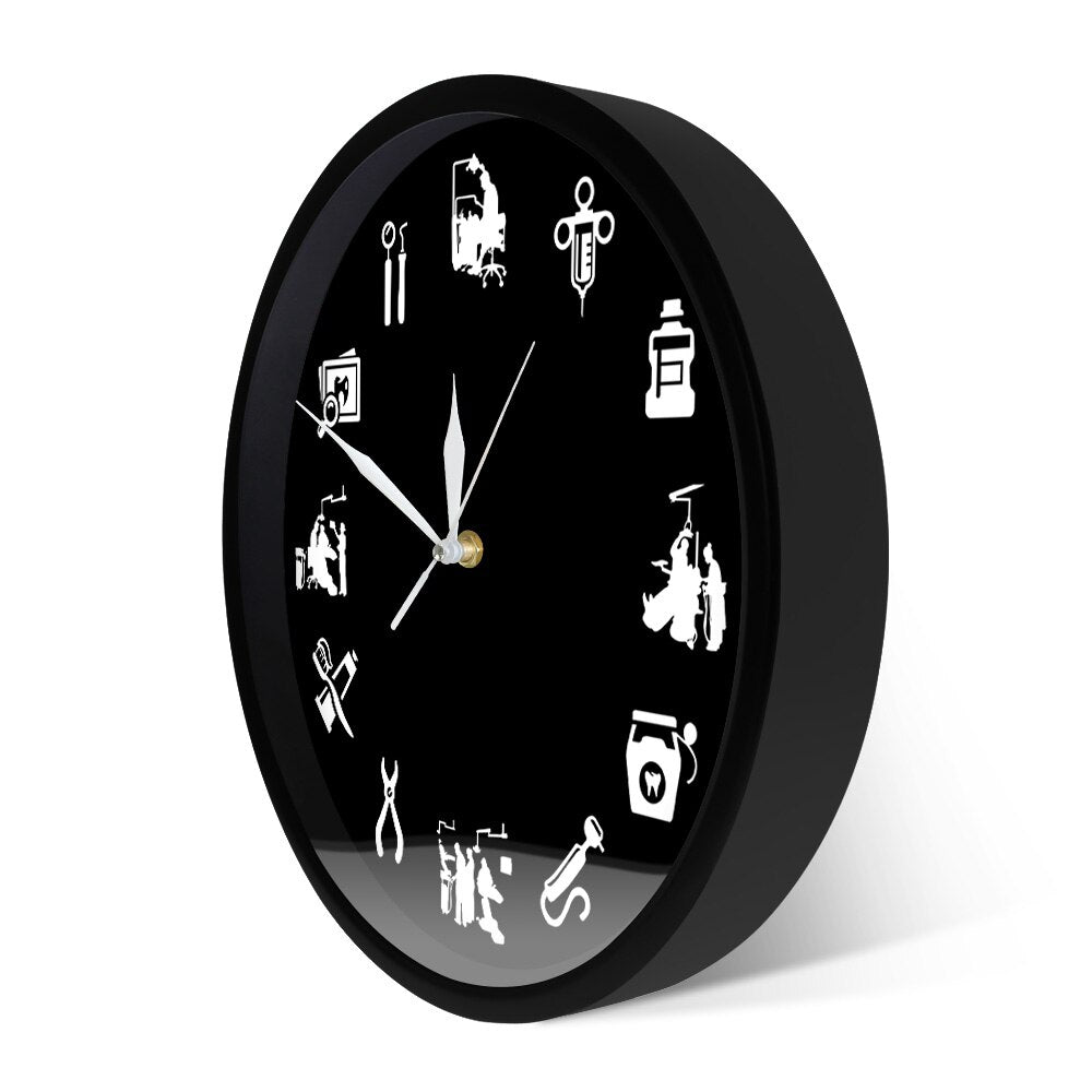 Stylish Dental - Design Wall Clock for a Modern Interior