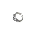 Arden Pleated Lava Design Minimalist Ring - Elegance in Simplicity