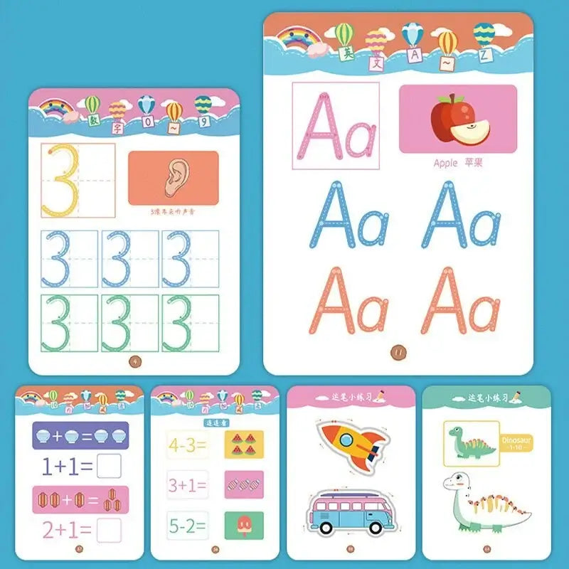 TraceMaster - Educational Writing Booklet for Children