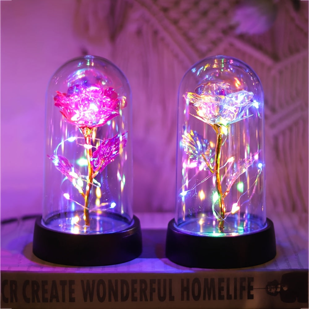GoldenRose – Luxury Rose Lamp for Interior Decoration