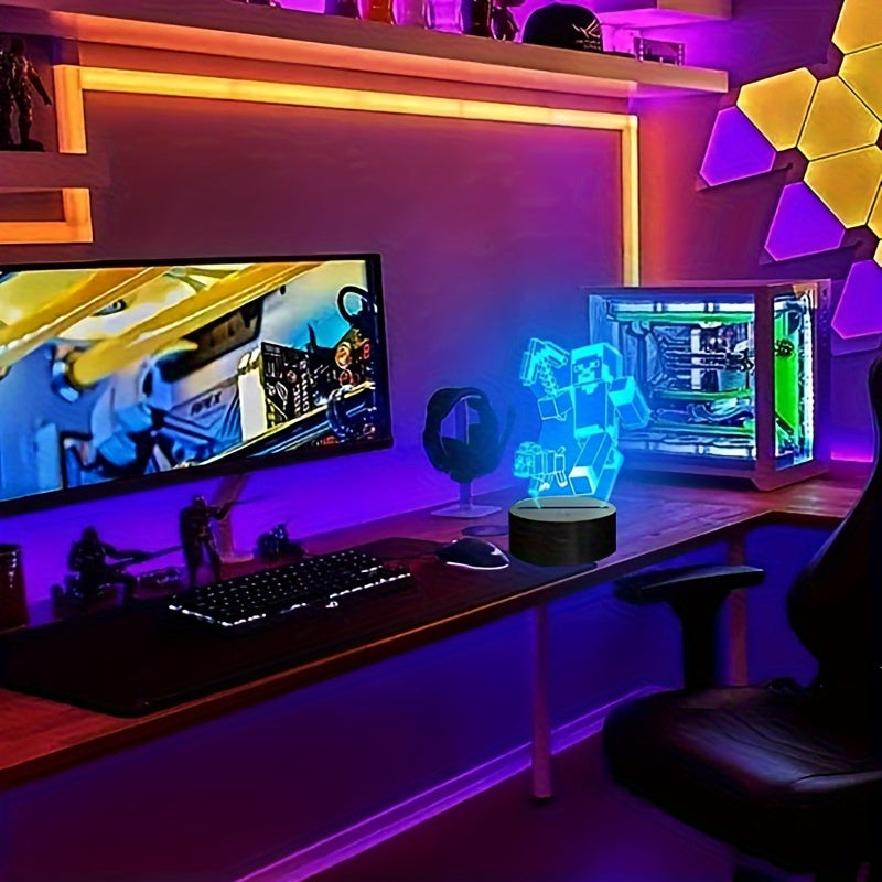IlluGlow - 3D Night Lamp with Colors and USB