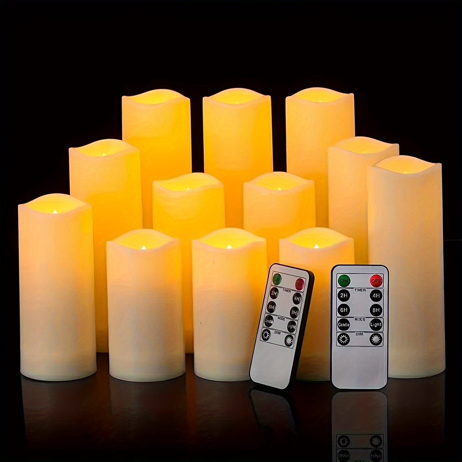 FlameFree - Waterproof LED Candle Set with Remote Control