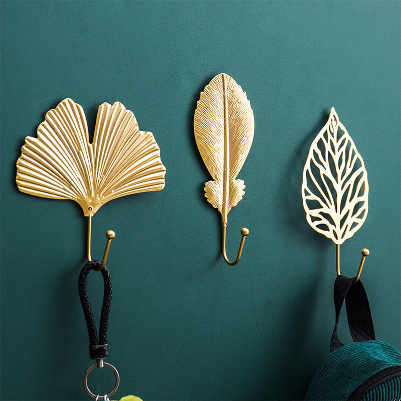 LeafLine - Luxury Golden Leaf Wall Hook for Every Interior