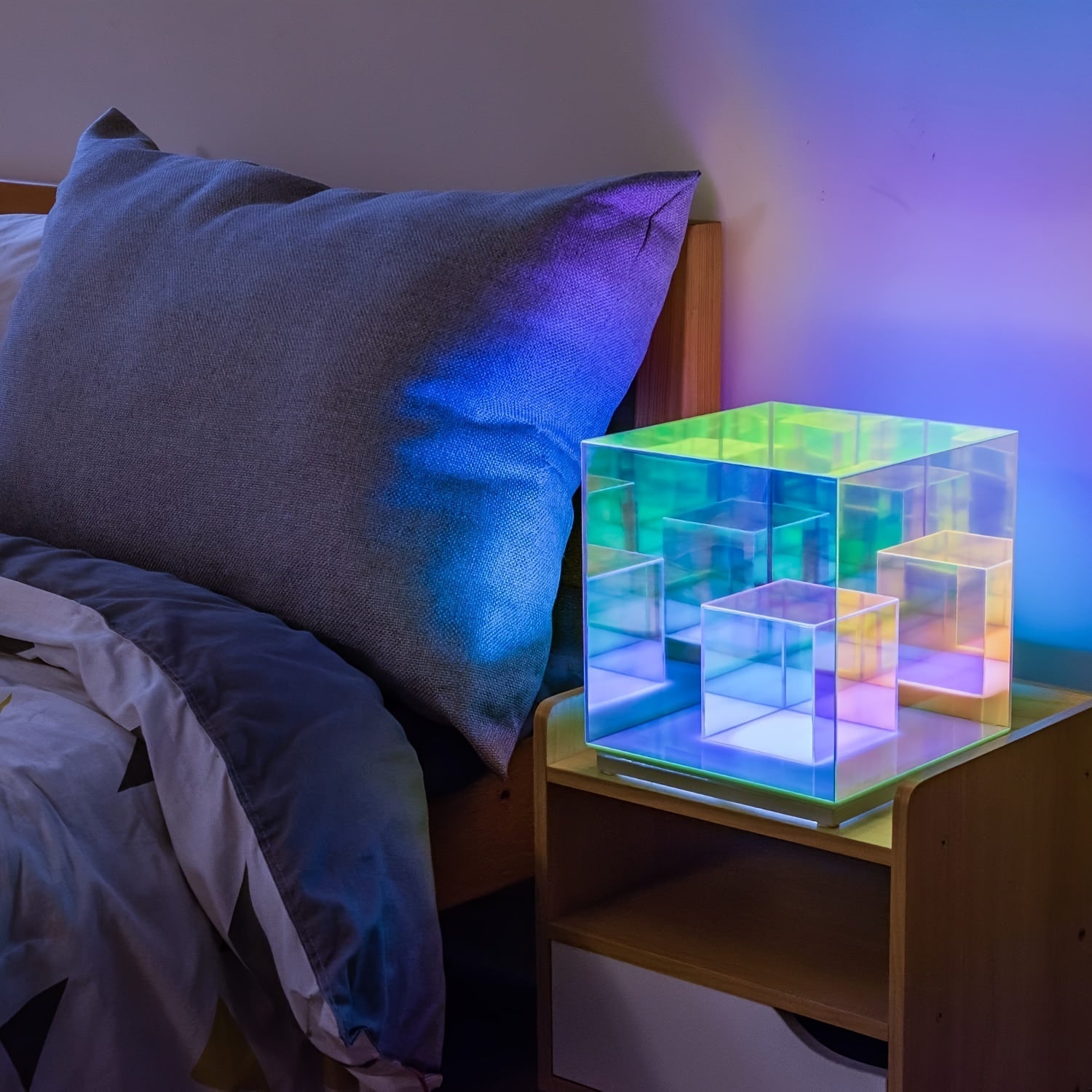 LumiSky - Adjustable Starry Sky Geometric Table Lamp