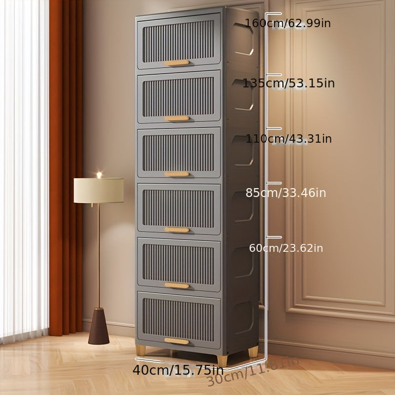SleekStorage - Waterproof Flip-Top Home Storage Cabinet