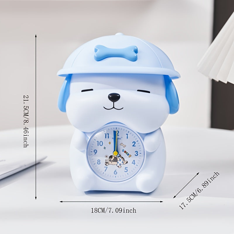 PuppyTime Clock – Cute Dog Alarm Clock for Room