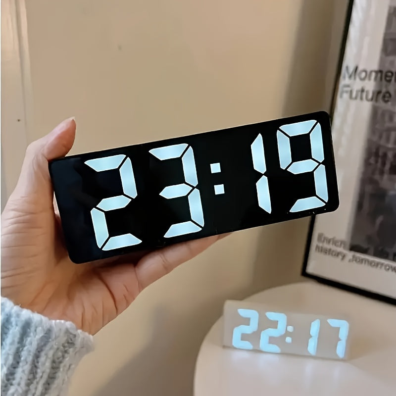DigiGlow Clock - Modern LED Alarm Clock with Screen