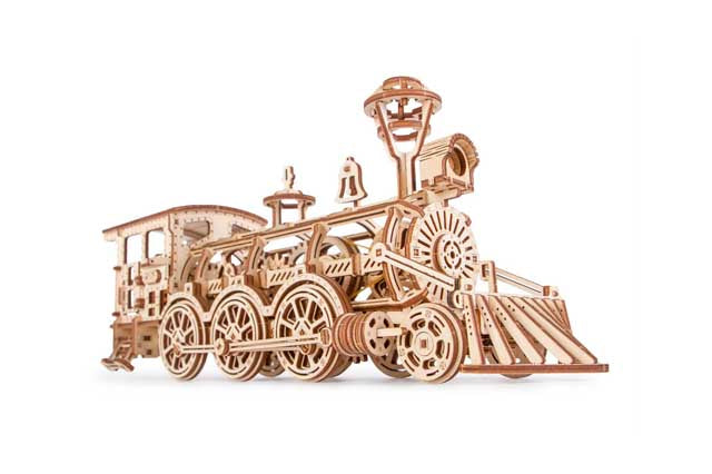 TrainCraft 3D Puzzle - Historical Locomotive with Wagon