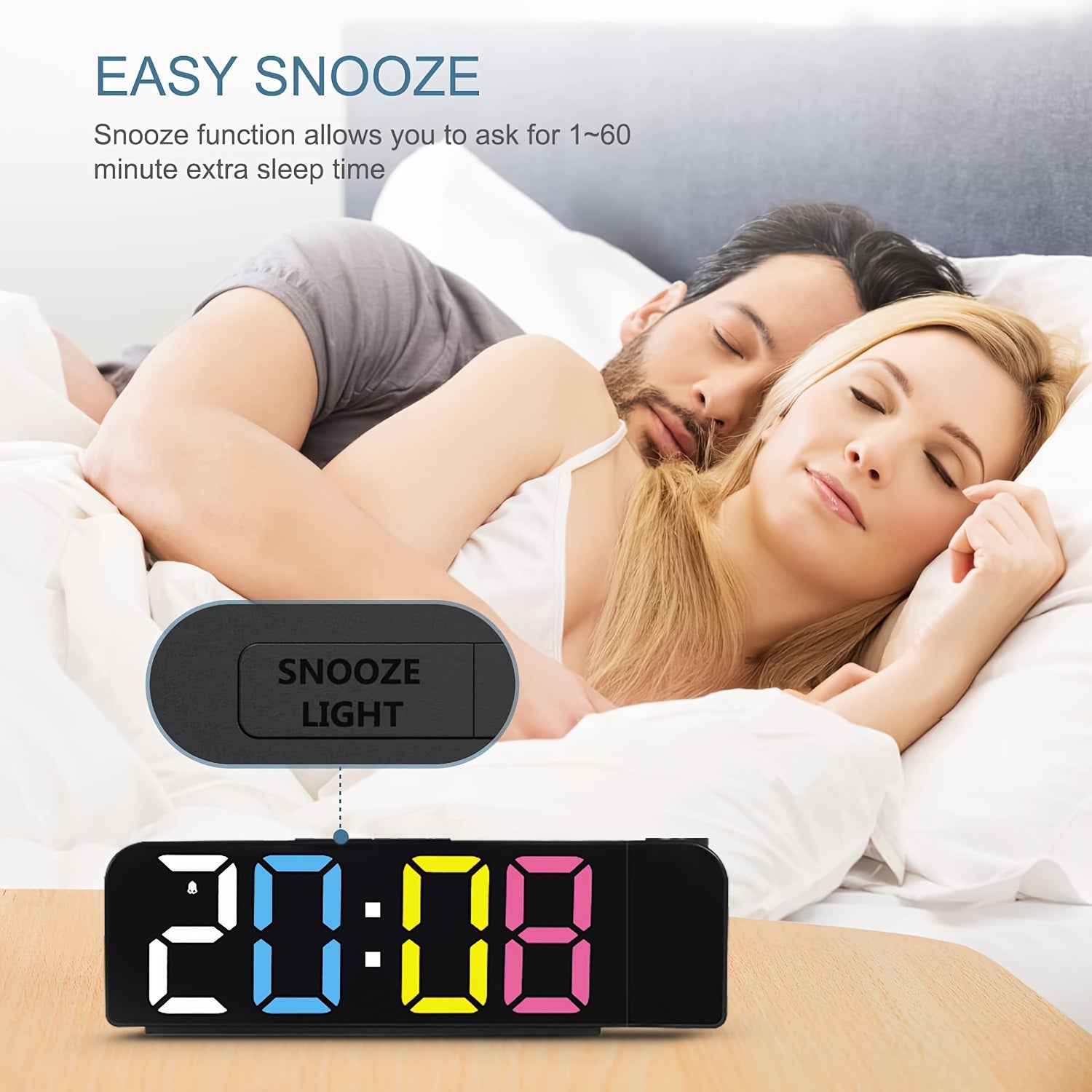 TimeView – Modern Digital Projection Alarm Clock