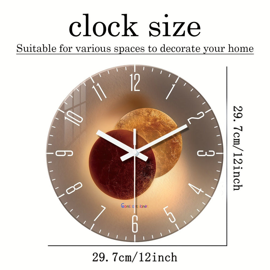 CosmicLight Clock – Design Wall Clock with Planet Theme