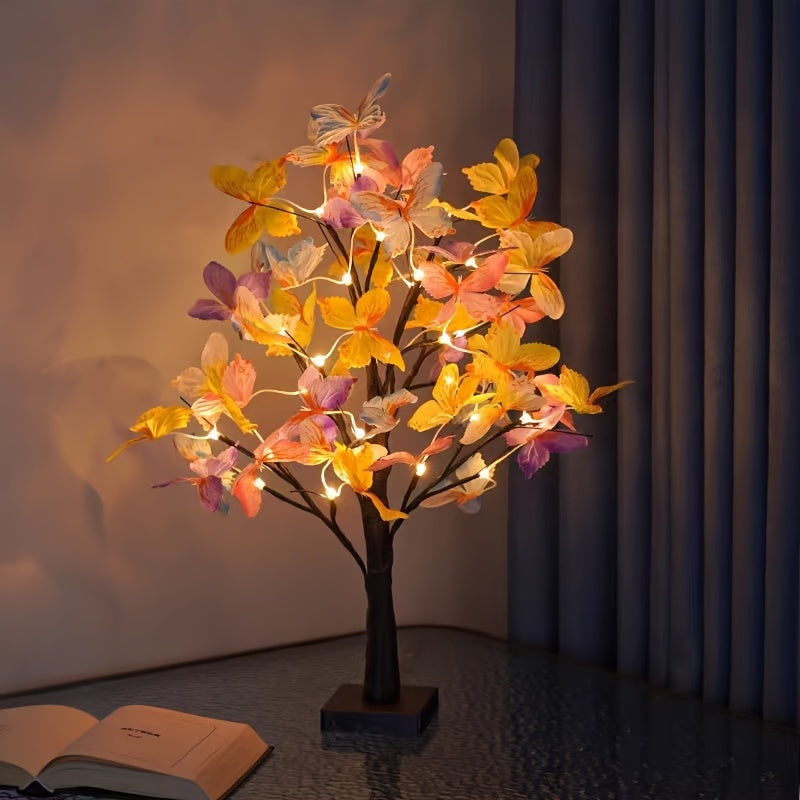 GlowBirch - Stylish LED Lamp with Birch Butterfly Motif