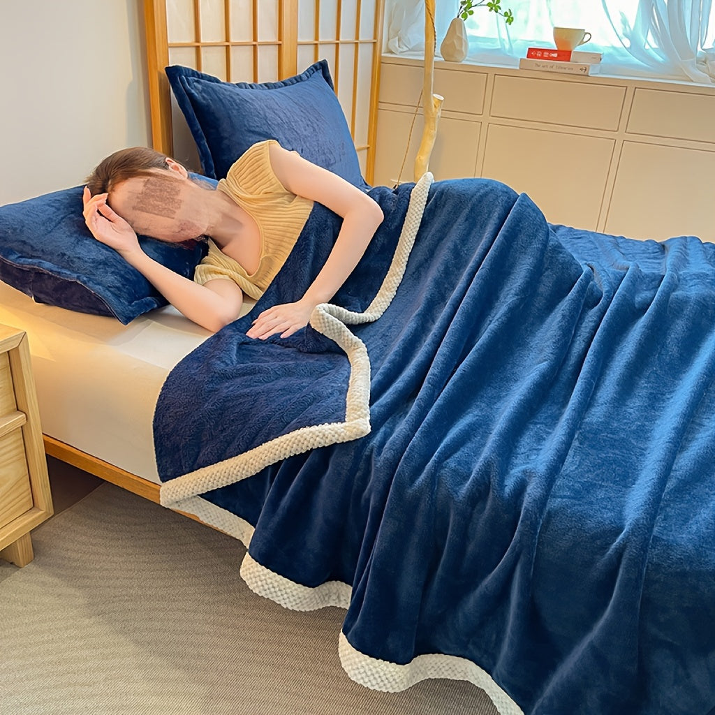 LuxuryFleece – Double-Sided Blanket for Ultimate Comfort